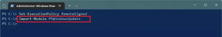 PowerShell Üzerinden Windows 11 Güncellemeleri Manuel Yükleme