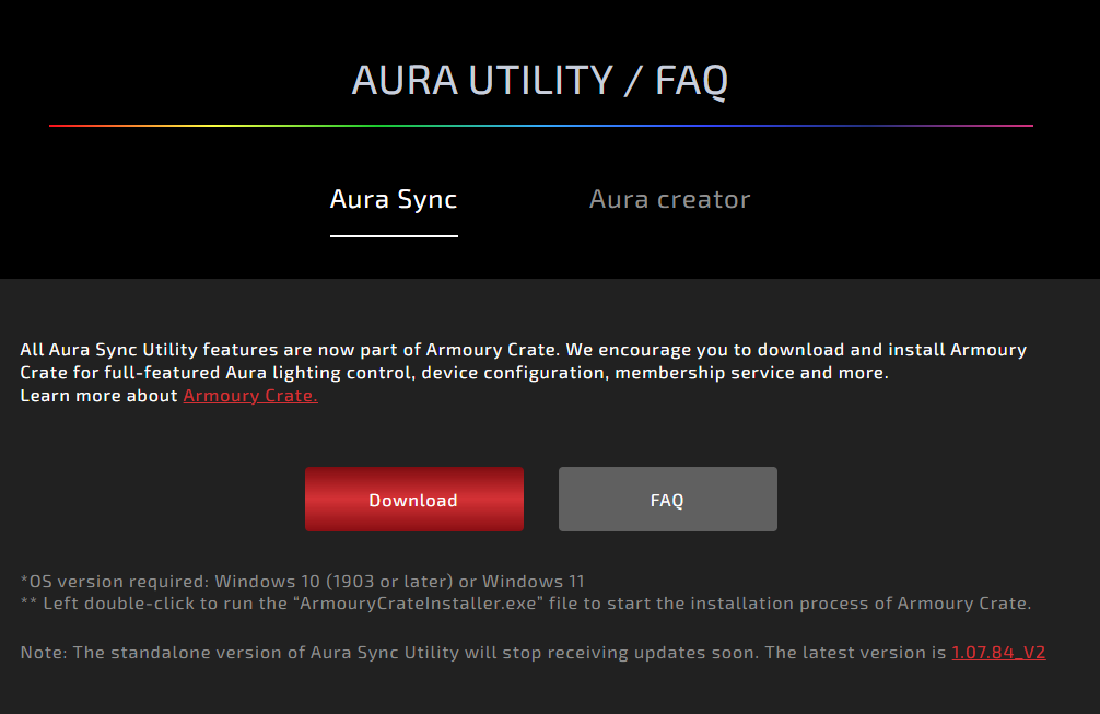 ASUS Armoury Crate RAM Algılamıyor
