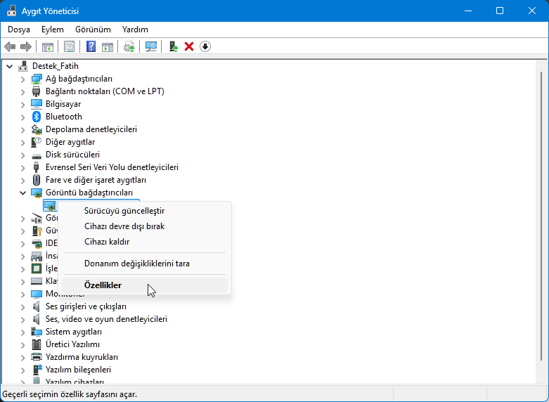 Directx 12 siyah ekran sorunu çözümü