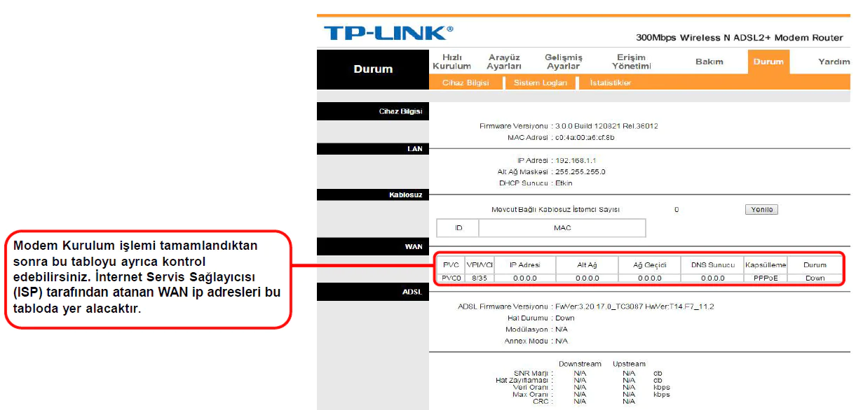 TP-LİNK Serisi Modemlerin Kurulumu