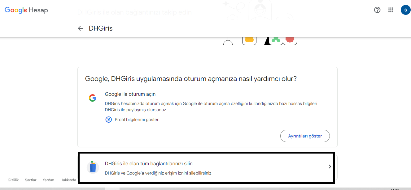 Google hesabı