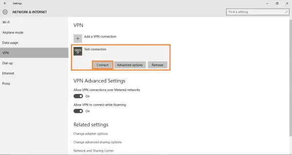 Windows 10 VPN Kurulumu