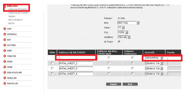AirTies Air 6271 Modem Kurulum