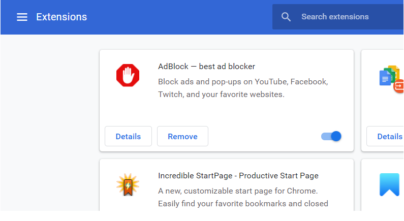AdBlock devre dışı bırakma hangi yol ile yapılır