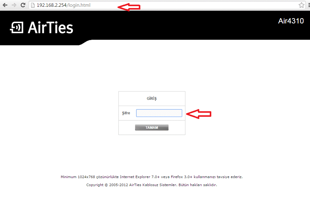 AirTies Air 4310 Universal Repeater Ayarları