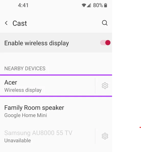 Android Ekranını Bilgisayara Yansıtma