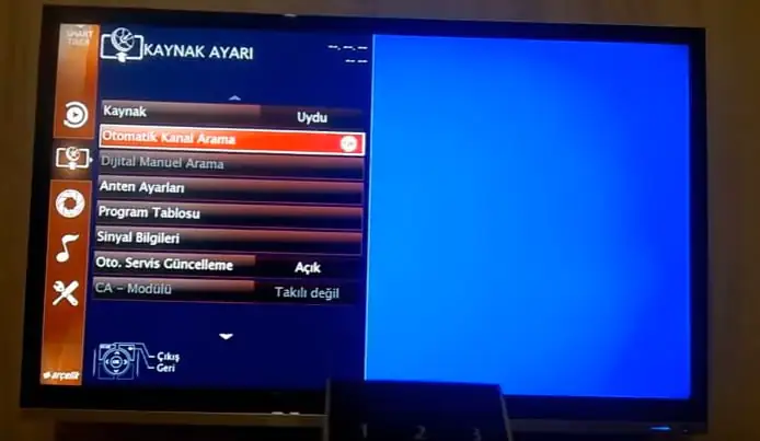 Arçelik Smart LED TV TURKSAT 4A Uydu Kanal Ayarları-3