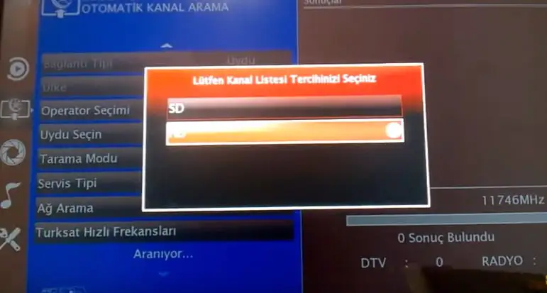 Arçelik Smart LED TV TURKSAT 4A Uydu Kanal Ayarları-7