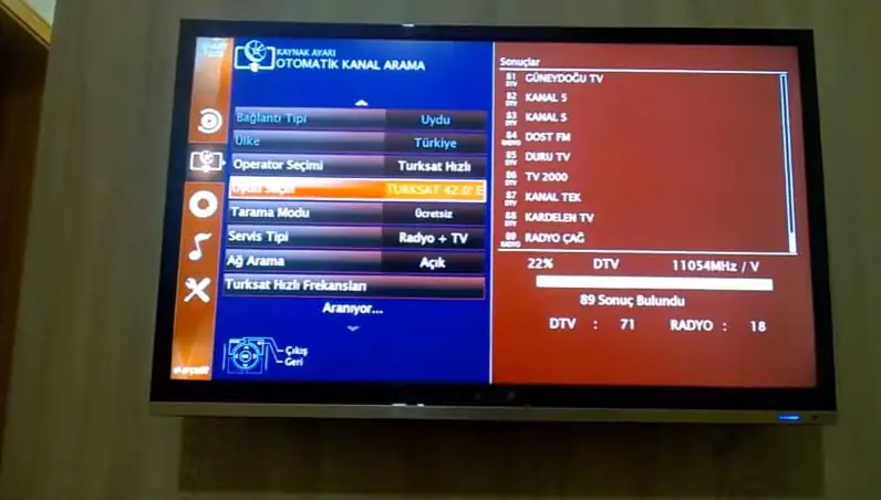 Arçelik Smart LED TV TURKSAT 4A Uydu Kanal Ayarları-8
