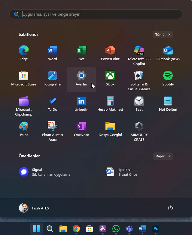 Windows 11 Kullanıcı Hesabı Kaldırma