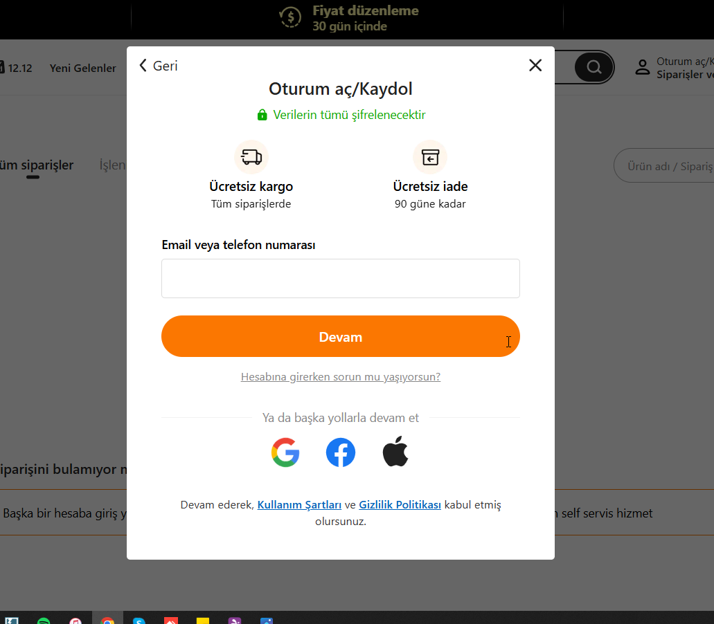 Birden fazla temu hesabı