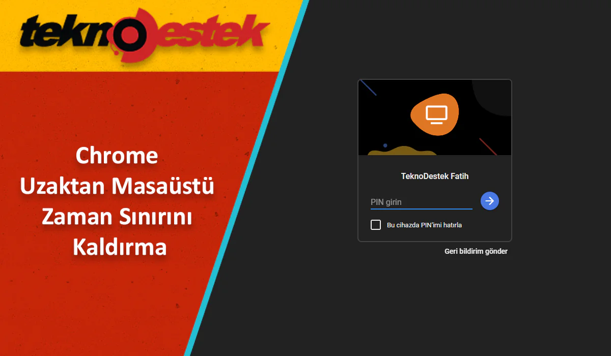 Chrome Uzaktan Masaüstü Bağlantısı