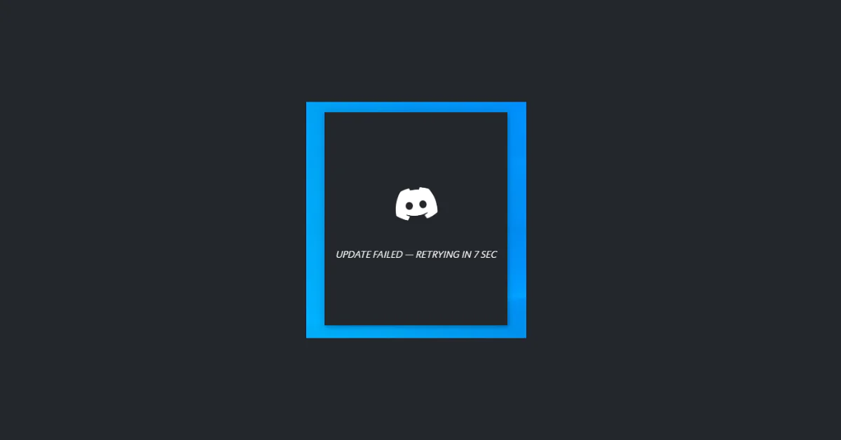 Discord Update Failed Hatası Çözüm Yolları