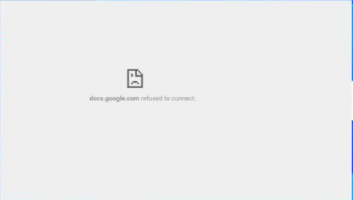 Docs.google.com Bağlanmayı Reddetti
