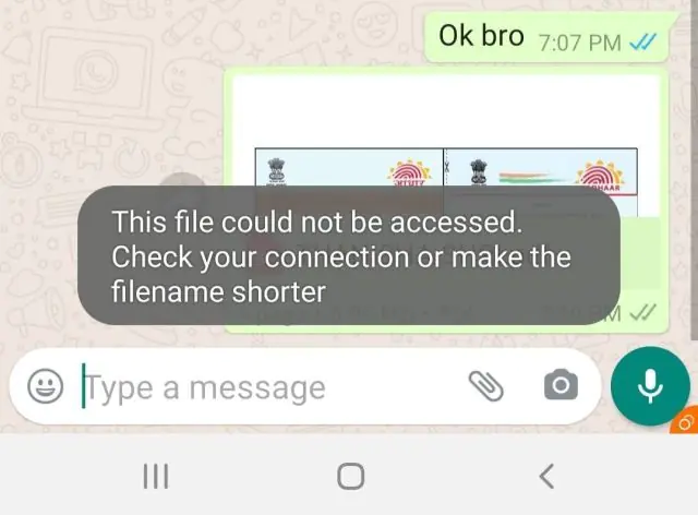 WhatsApp Dosya Paylaşım Sorunu