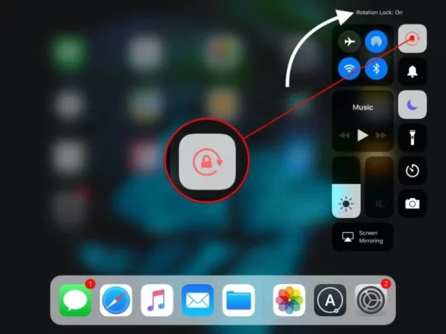 Ekran döndürme kilidi kontrolü