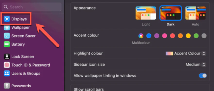 Mac Otomatik Parlaklık Devre Dışı Bırakma