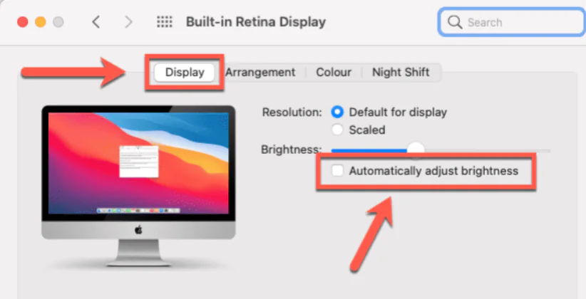Mac' te Otomatik Parlaklık Nasıl Devre Dışı Bırakılır
