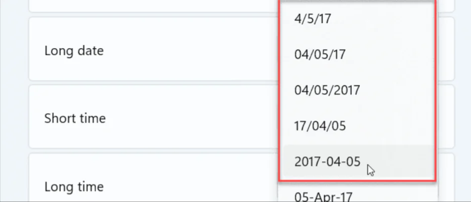 Windows 11 Tarih Formatı Nasıl Değiştirilir