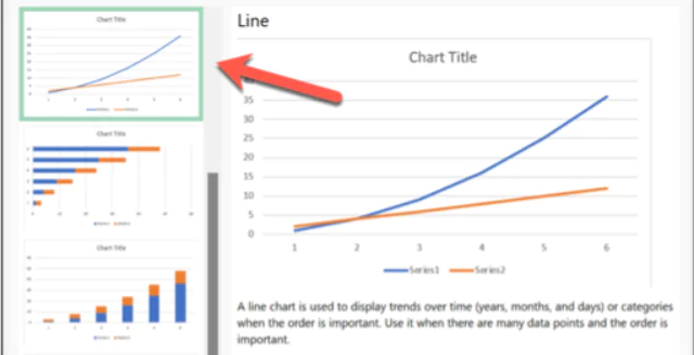 Excel de İki Grafik birleştirme