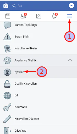 Facebook’ta Geçici Olarak Hesabı Dondurma