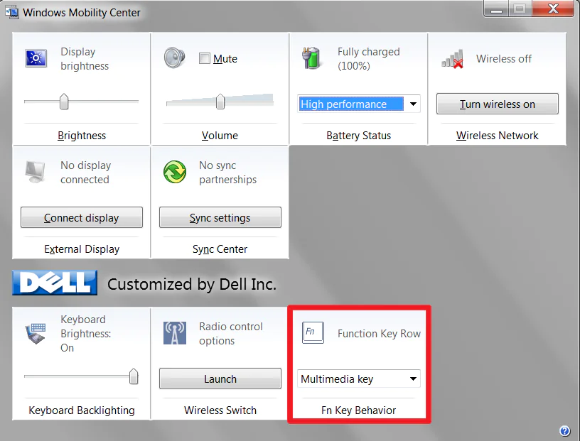 Fn Tuşunun İşlevini Kapatıp Açma