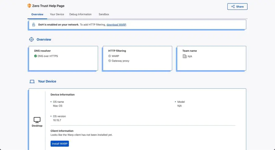 WARP Zero Trust Bağlanmıyor Sorunu
