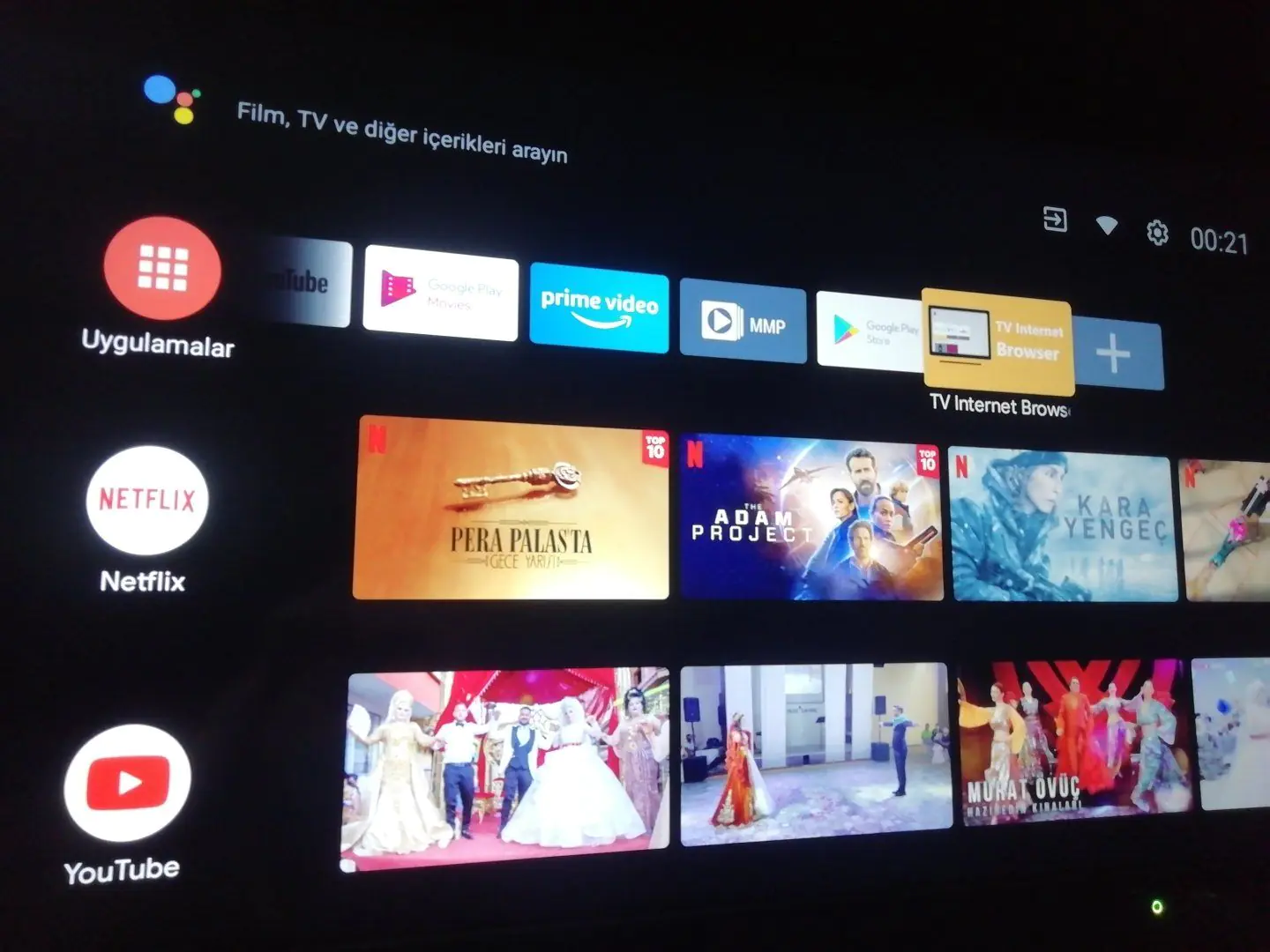 TV'de Google Play
