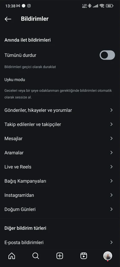 Instagram Uyku Modu Nedir