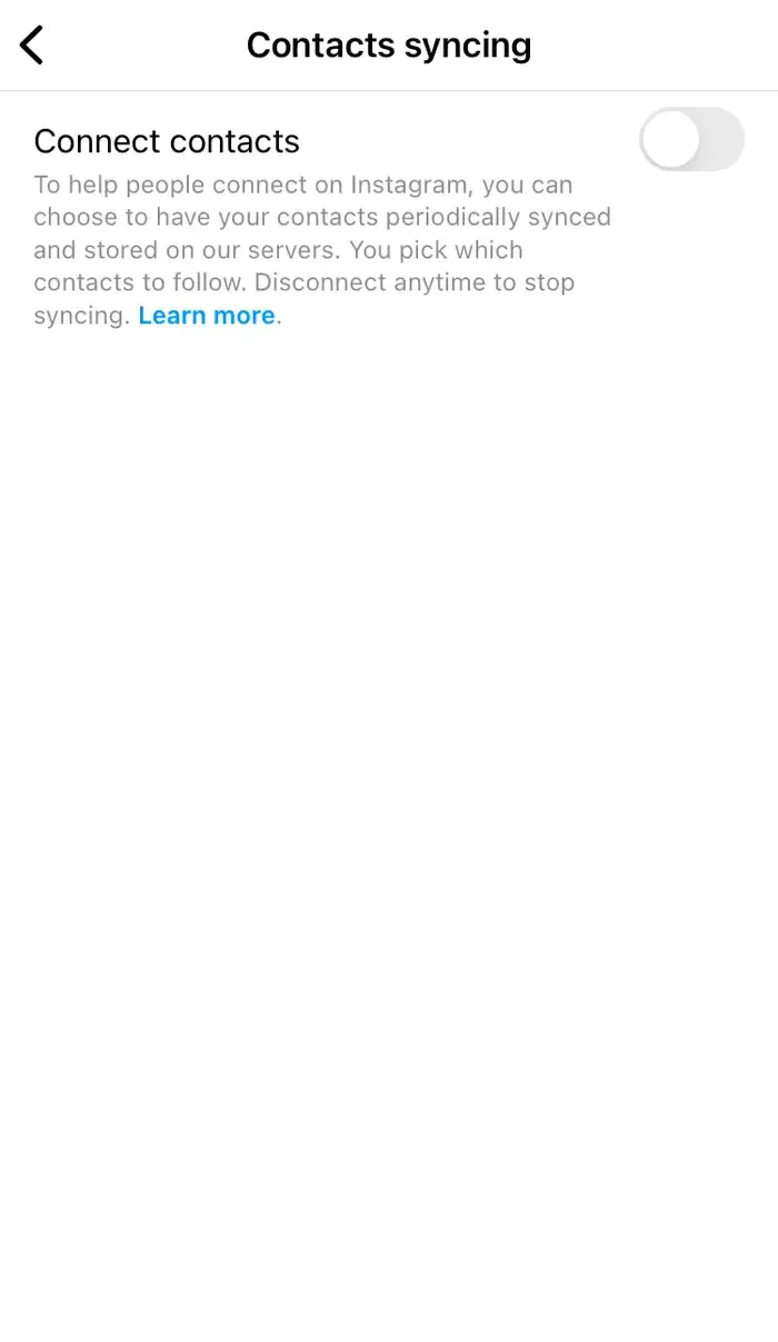 Instagram ile Telefon Rehberinizi Senkronize Etme