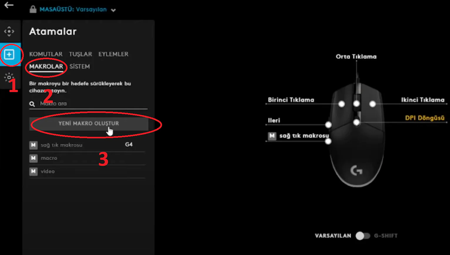 Logitech G203 Makro Nasıl Yazılır