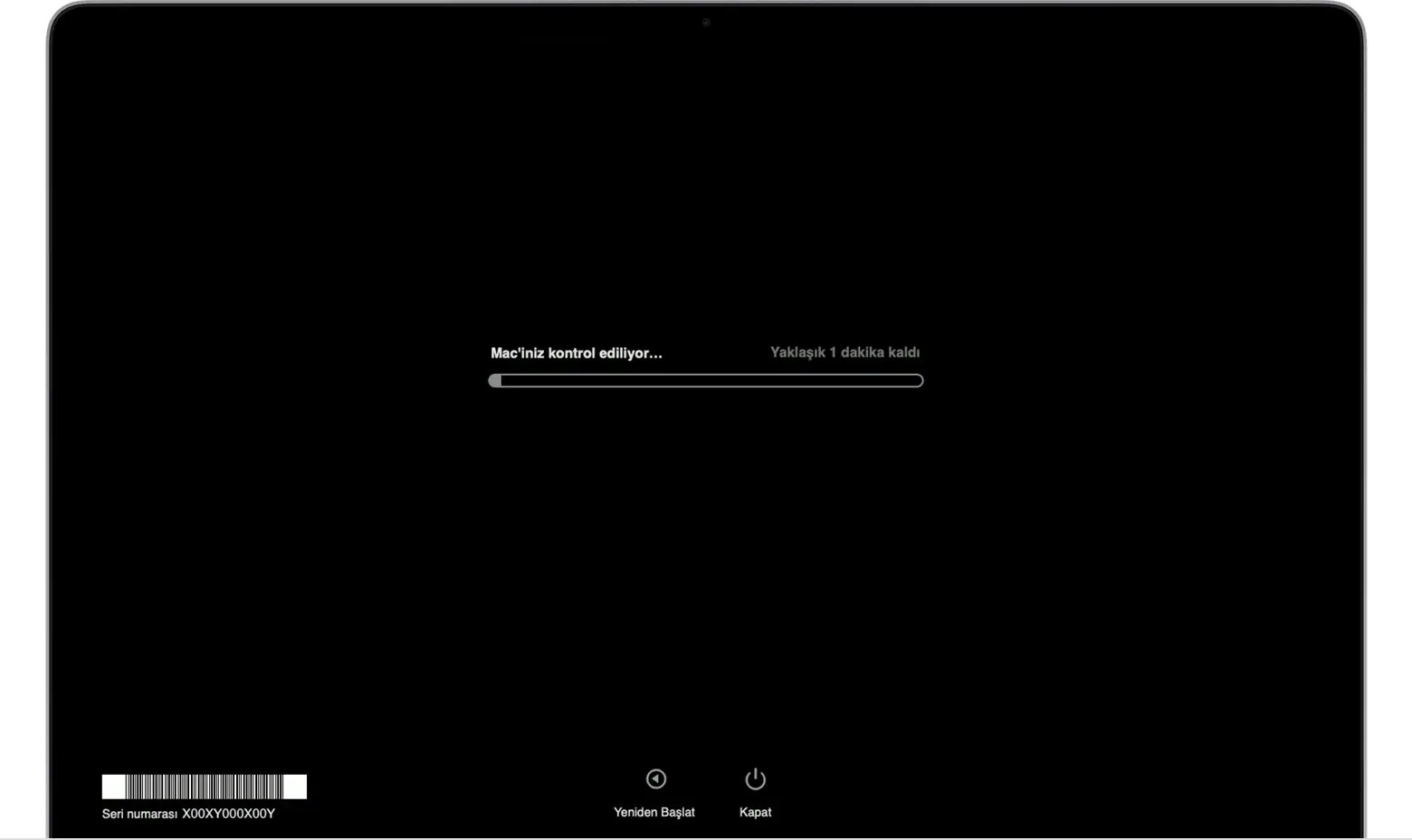 MacOS Sistem Performansını test etme