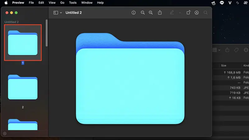 MacOS'te Klasör Renkleri