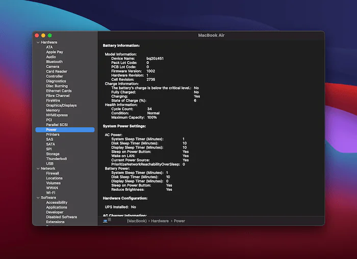 Mac'te servis pil uyarısını düzeltme yöntemleri