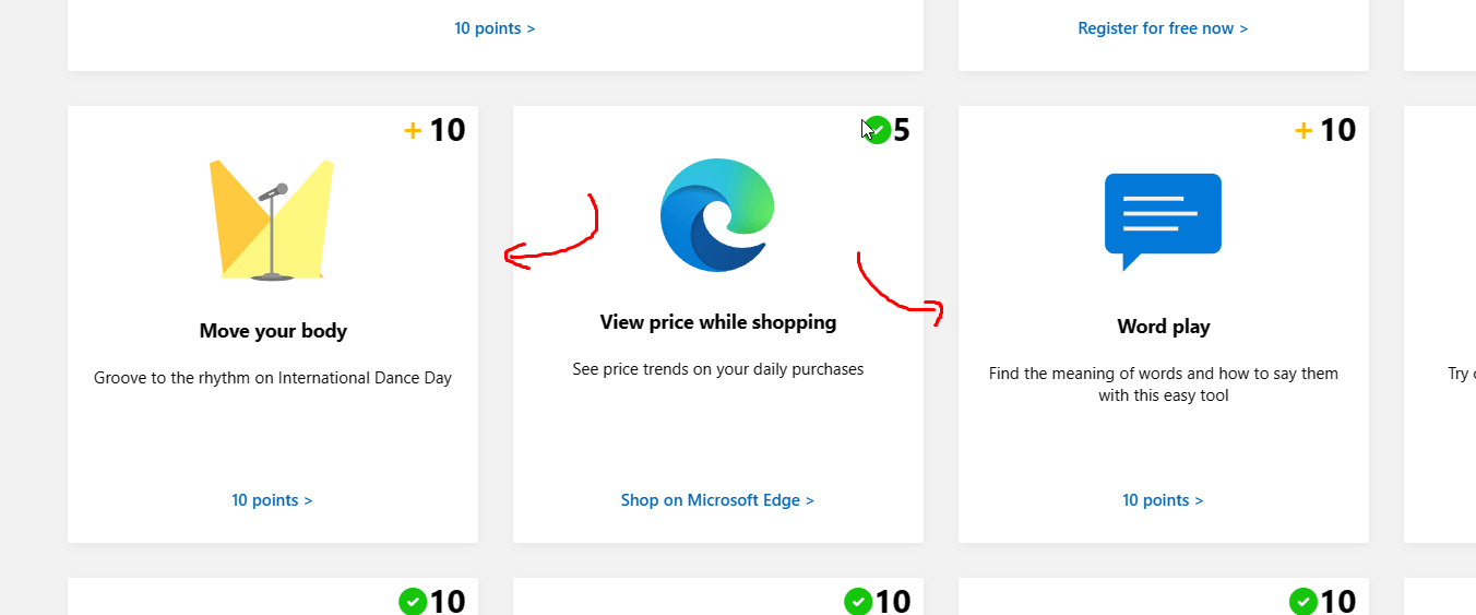 Microsoft Rewards puanlarının kazanılmaması sorunu.