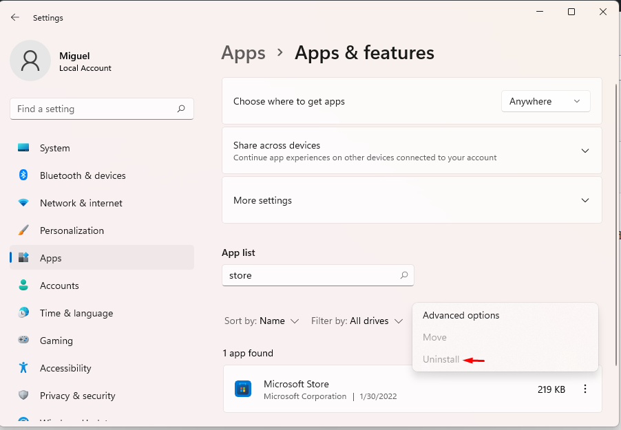 Microsoft Store Nasıl Kaldırılır