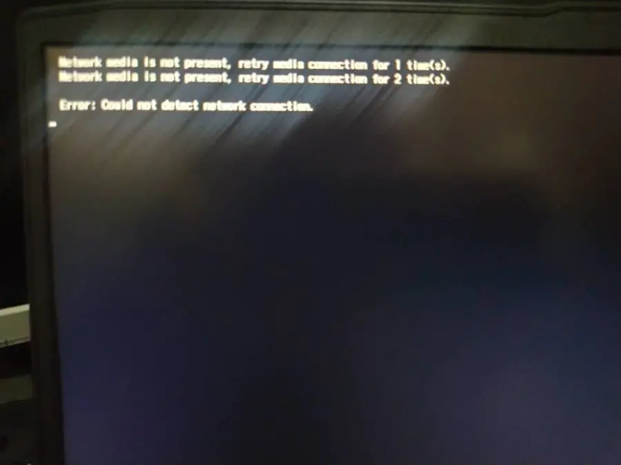 Network Media is Not Present hatası ekranı, kullanıcıların ağ bağlantısında sorun yaşadıklarını gösteren bir hata mesajıdır.