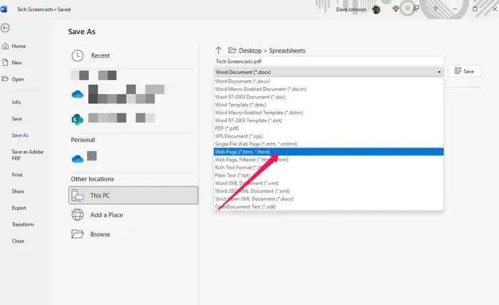 PDF Dosyasını Excel'e Dönüştürme