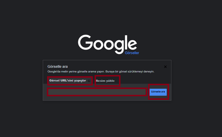 Google tersine görsel