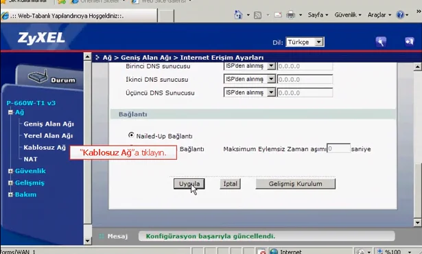 ZYXEL P660 Modem Kurulumu ve Kablosuz Ayarları