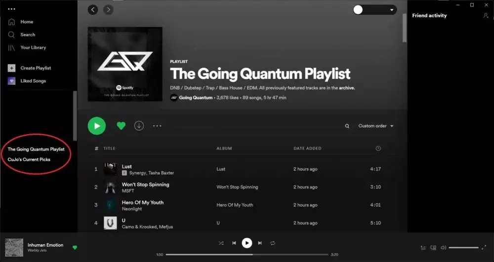 Spotify Çalma Listesi Birleştirme