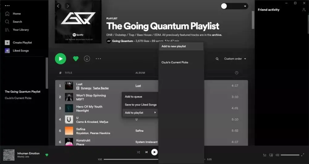 Spotify Çalma Listesi Birleştirme