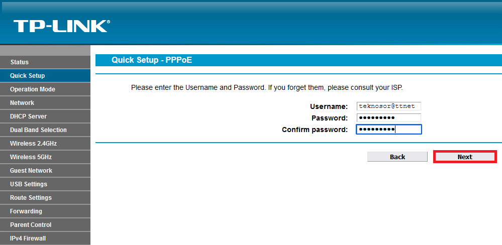 TP-Link TD-W9980 Modem Kurulumu