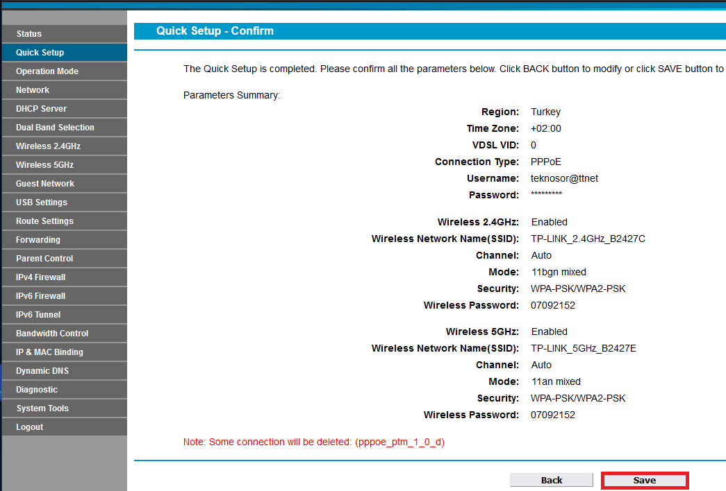 TP-Link TD-W9980 Modem Kurulumu