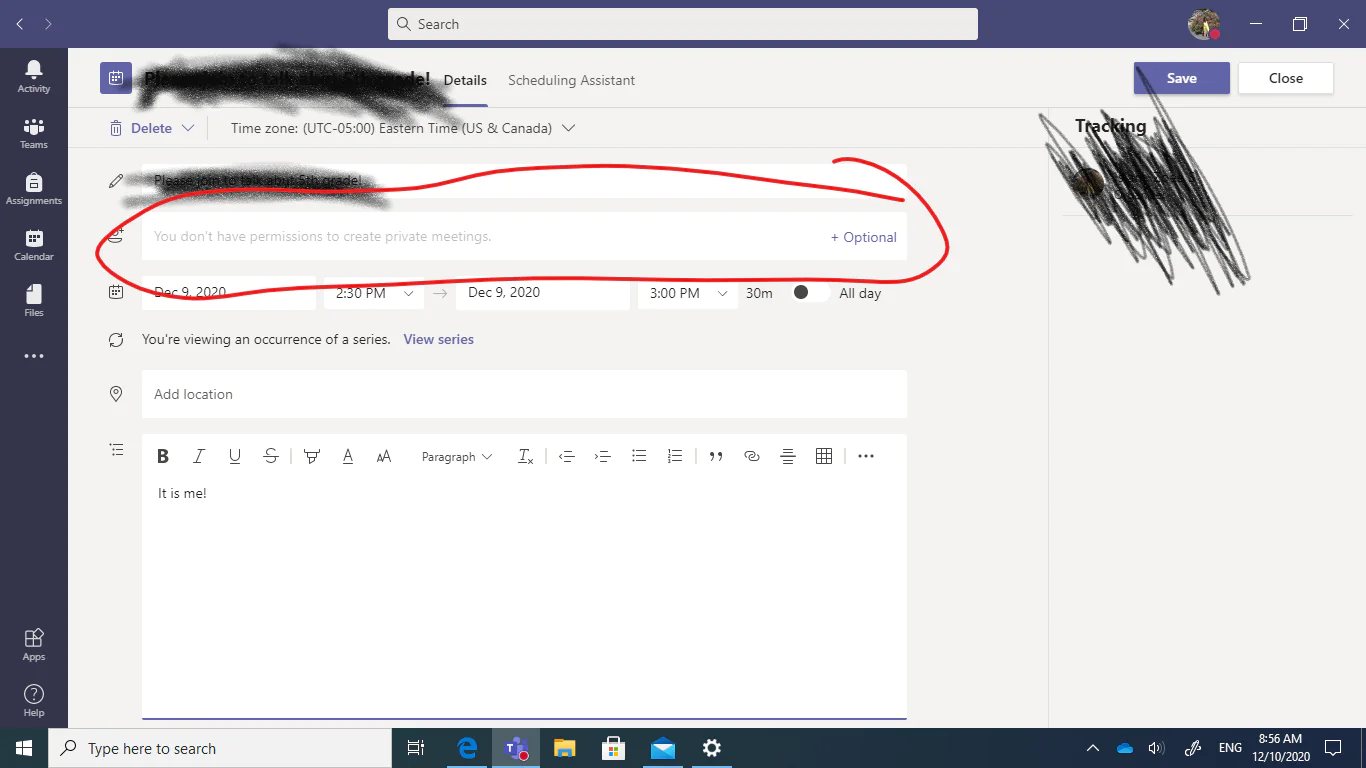 Teams'de Toplantı Oluşturma Adımları