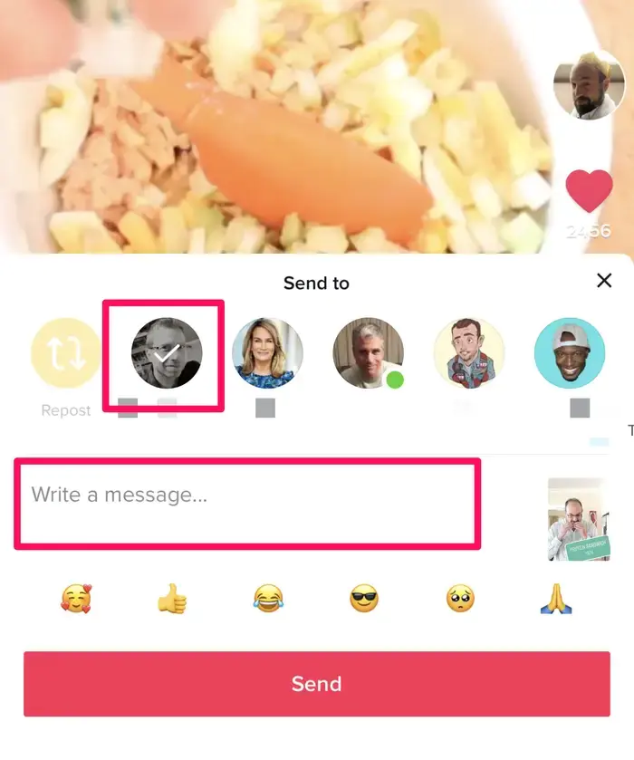 TikTok Mesaj Gönderme