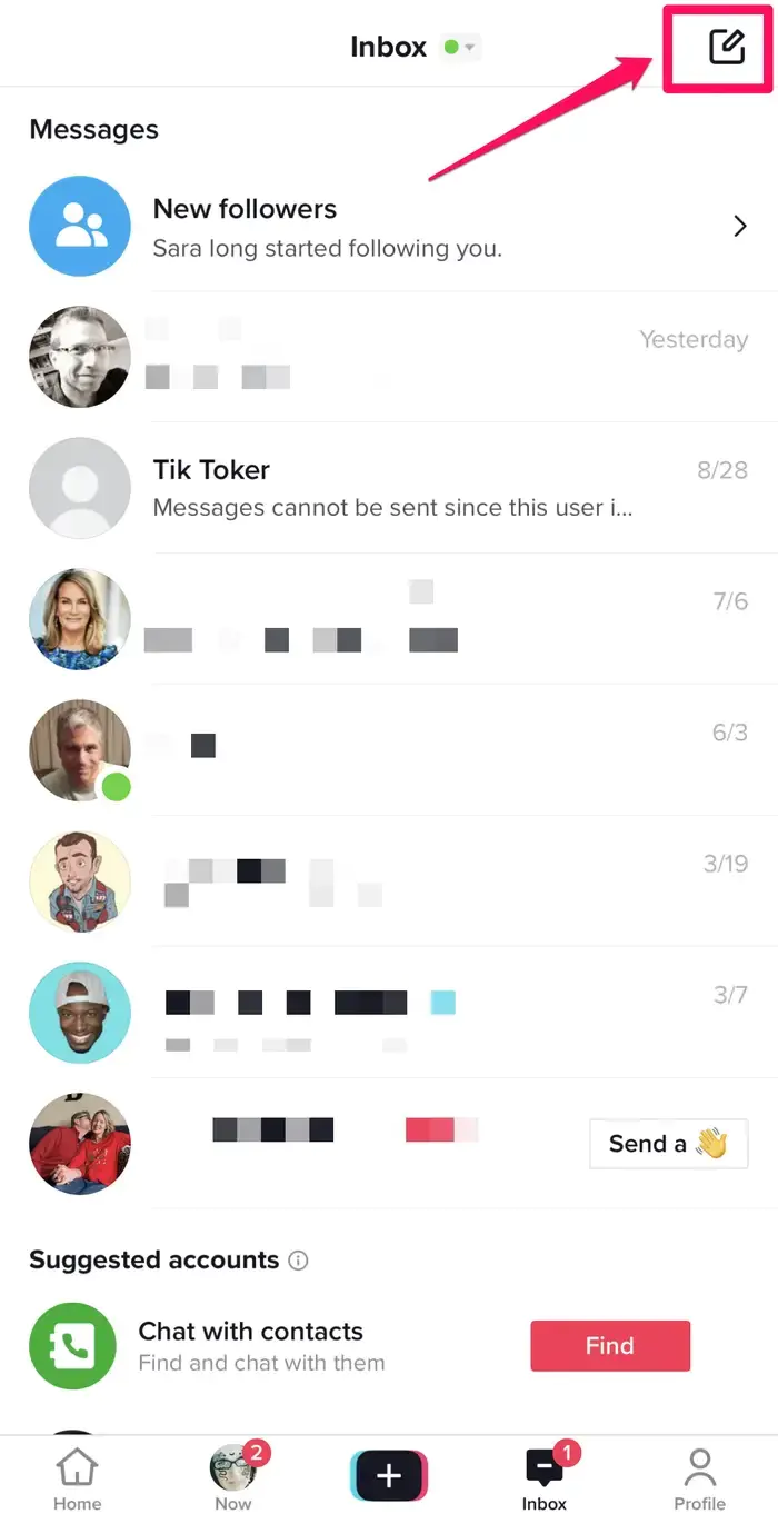 TikTok Mesaj Gönderme