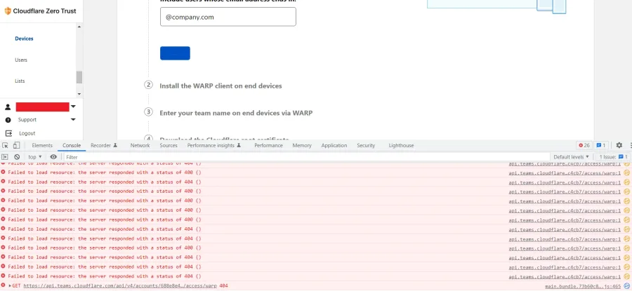 WARP Zero Trust bağlantı sorunu