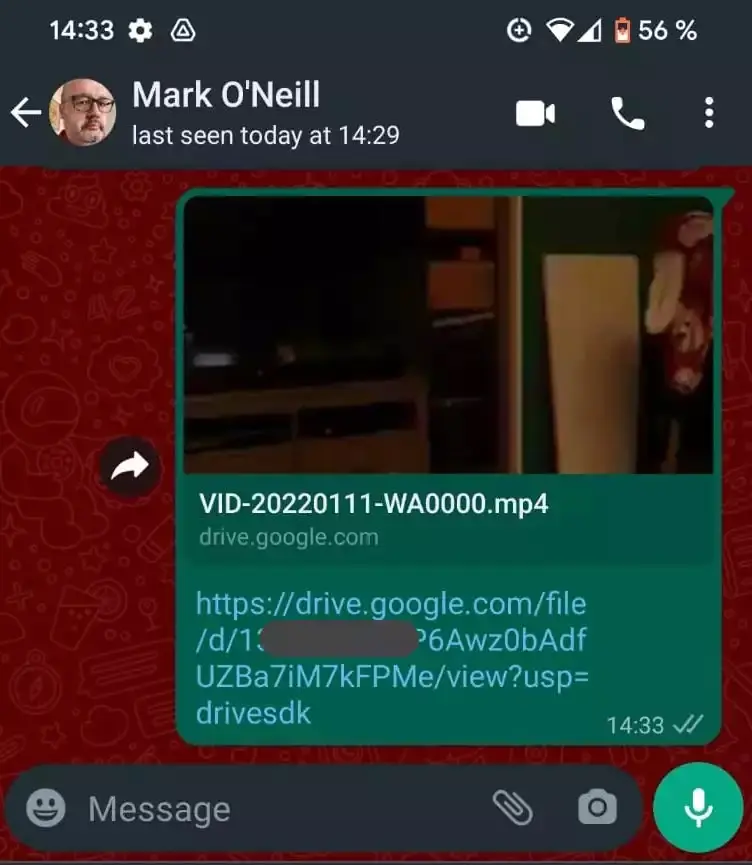 WhatsApp Büyük Boyutlu Dosya Gönderme