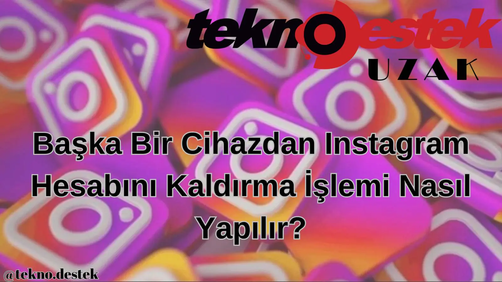 Instagram hesabını kaldırma